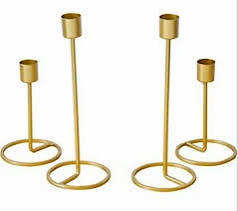 Candelabro de Diseño Moderno de 4 Brazos, Portavelas Metálico de Mesa para Decoración del Hogar, Portavelas Decorativo para Navidad y Bodas - Product Image 3