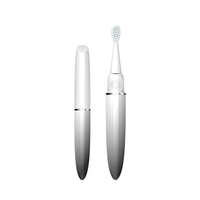 Mini brosse à dents électrique magnétique rechargeable étanche blanchiment des dents voyage adulte intelligente sonique affichage anglais