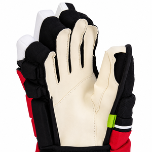 Gants de hockey sur glace IBERIA Premium rouge et noir avec rembourrage protecteur, gants de joueur de hockey, fabrication OEM personnalisée, vente en gros - Product Image 5