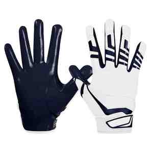 Gants de football américain en cuir synthétique personnalisables pour équipes – Confortables pour adultes et jeunes – Super adhérents pour les receivers – Personnalisables - Product Image 6