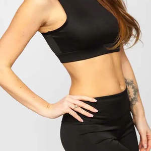 Ropa deportiva de alta calidad para mujer, tallas grandes, con logo personalizado sublimado, conjunto de 2 piezas de sujetador deportivo para yoga y fitness. Conjuntos para mujer. - Product Image 6