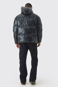 Chaqueta Acolchada con Capucha de Alta Calidad, Logotipo Personalizado, Tejido Transpirable, Ropa de Calle Cómoda para Invierno, Especial para Hombre - Product Image 2