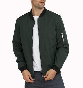 Chaquetas Bomber al Por Mayor, Último Diseño, Precio Económico, Color y Diseño Personalizados, Cierre Completo con Cremallera - Product Image 3