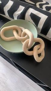 Chaîne en résine à maillons acryliques larges, chaîne en bois, poignée de sac en résine épaisse effet marbre, accroche-sac à main, accessoires pour sac fourre-tout, décoration murale - Product Image 2