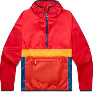 Veste coupe-vent imperméable personnalisée pour hommes, vente en gros, demi-zip, colorée - Product Image 1