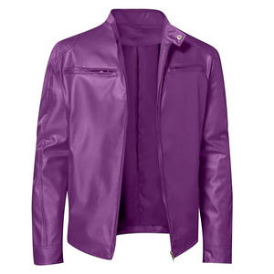 Chaqueta de Cuero Negra para Motociclista, Corte Ajustado, Estilo Motociclista, Chaqueta de Moda Personalizada, Proveedor Mayorista OEM - Product Image 4