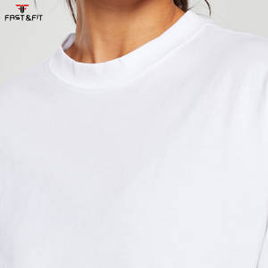 Camiseta de Verano para Mujer, 100% Algodón Ecológico, Corte Holgado, con Impresión de Logotipo Personalizado, Superventas - Product Image 5