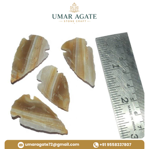 Puntas de Flecha de Ágata a Precio de Fábrica, Puntas de Flecha Indias de Piedra Genuina, de 1.50 a 2.00 Pulgadas, Compre a Precio de Mayoreo - Product Image 4