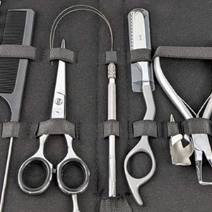 Hair Extension Tool Kit Professional Stainless Steel Pliers Scissors Comb Clips Loop <b>Needle</b> <b>Beads</b> Durable Hair Extension - Product Image 4