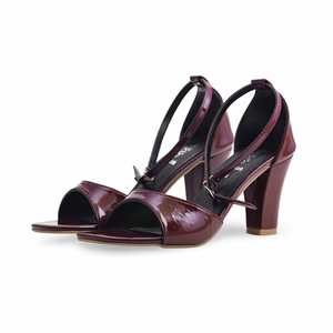 Sandale à talon formelle bordeaux FR5428 - Product Image 3