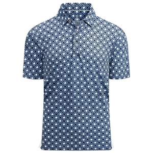 Chemises polo, chemises polo pour hommes en gros, nouveau design, logo personnalisé imprimé, chemises polo personnalisées à motifs floraux pour hommes - Product Image 3