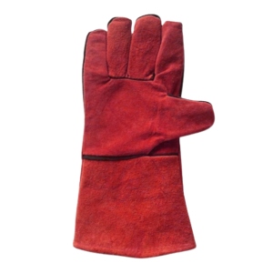 Gants en cuir de vachette fendu, résistants, ignifuges, pour la construction, le barbecue, chauds, épais, anti-vibrations, respirants, antidérapants - Product Image 4