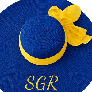 <b>Women</b> Greek Inspired Floppy <b>Hat</b> Wide Brim Fashion Sun <b>Hat</b> Elegant Sorority Style Outdoor Beach <b>Summer</b> Headwear Casual Accessory - Product Image 2
