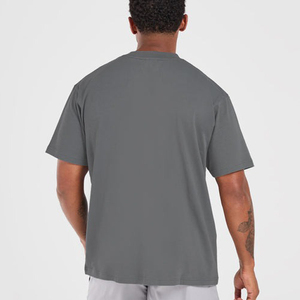 เสื้อยืดคอกลมผู้ชายพรีเมียมสั่งทำพิเศษ ผ้าทอ 200 กรัม ทรงปกติ แห้งเร็ว ผ้าฝ้ายลำลอง ระบายอากาศได้ดี แขนสั้น น้ำหนักเบา สีพื้น - Product Image 2