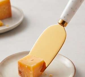 Modern Gold Cheese Knife Set With Marble Handle 3-Piece Durable Metal Utensils For Serving Use And Cutting Cheese Use - Product Image 6