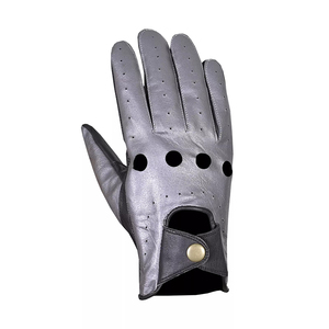 Gants de conduite respirants de haute qualité pour homme, chauds pour l'hiver, meilleur design, en cuir de vachette pleine fleur personnalisé avec latex - Product Image 2