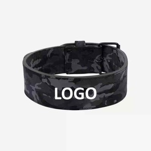 Leather <b>Weight</b> Lifting <b>Belt</b> Adjustable Waist Support for Strength <b>Training</b> Unisex Buckle Closure - Product Image 5