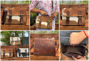 Nouveaux arrivages Fabricant personnalisé Luxe Classique Sacs à bandoulière en cuir de vachette de grande capacité pour femmes Sacs à main en cuir véritable - Product Image 3