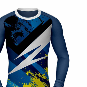 2026 New Arrival Sublimation Printing Rash Guard High Quality Slim Fit Rash Guard for Men Top Seller Men's <b>Compression</b> <b>Shirt</b> - Product Image 5