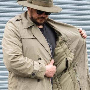 Abrigos y Chaquetas Largos de Primera Calidad, Tela Impermeable, Forro de Algodón, con Capucha Desmontable - Product Image 6