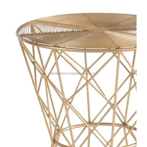 Minimalist Designer Metal Coffee <b>Table</b> Modern Home Furniture Oval Top Slim Storage Zahid Exports Big Wholesaler - Product Image 2