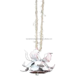 Article décoratif suspendu en fer avec revêtement en poudre blanche fini pour la décoration de la maison et autres décorations de Noël - Product Image 6