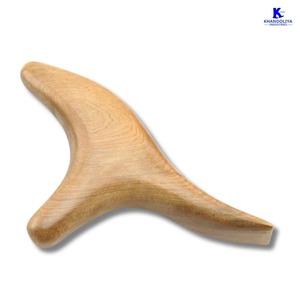 Herramienta de masaje de acupresión K Star Wooden Gua Sha Jimmy para terapia corporal y facial, masajeadores para aliviar el dolor y la reflexología - Product Image 1