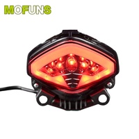 Luz Trasera LED MOFUNS con Indicador para Motocicleta CBR500R 2013-2015, Certificación E-mark, Material ABS+PC, Lente Ahumada/Transparente