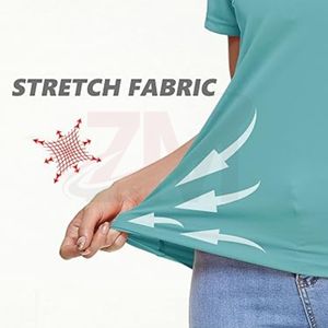 T-shirt personnalisé au design unique, coupe ample pour femme, vêtements de sport pour la salle de sport, t-shirts respirants à prix avantageux - Product Image 5