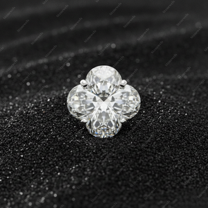 Elegant Four-Prong Cushion Cut Moissanite <b>Stud</b> Earrings - Product Image 4