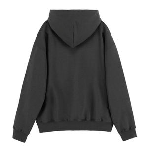 Sweat-shirts à capuche unisexes de luxe en molleton de coton avec impression de logo personnalisé, 400 GSM, poids lourd, sans cordon, pour hommes - Product Image 2