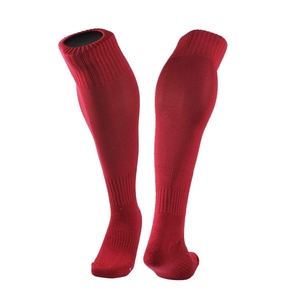 Knee High Soccer Socks Solid Color Breathable Knitted Spandex Polyester Adult Football Sport Wear Summer Standard <b>Thickness</b> - Product Image 5