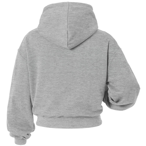 Women Cropped Hoodie Custom Cotton Fleece Pullover <b>Long</b> <b>Sleeve</b> Casual Streetwear Fitness <b>Top</b> OEM ODM Private Label Wholesale - Product Image 4