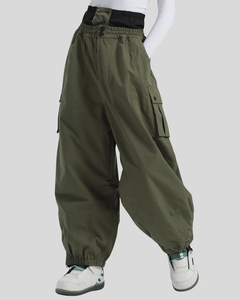 Pantalones de esquí impermeables y cortavientos, pantalones cargo térmicos de snowboard para hombre y mujer, pantalones de nieve oversize para invierno y actividades al aire libre, estilo streetwear. - Product Image 3