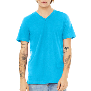 Camiseta Personalizada Lisa para Hombre, Cuello en V, 100% Algodón, Corte Holgado, Transpirable, Ecológica, de Secado Rápido, Precio Económico, Venta al Por Mayor - Product Image 6