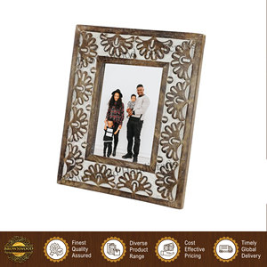 Bulk Distributor Selling Best Quality Modern Design Burnt <b>White</b> Antique Color Mango Wood Photo Picture <b>Frame</b> for Sale - Product Image 3