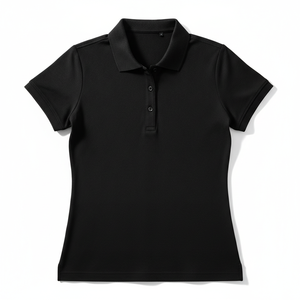 Polo de alta calidad 100% poliéster con diseño personalizado y logo impreso, camiseta polo para mujer - Product Image 1