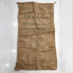 Sac en toile de jute écologique biodégradable pour la lutte contre les inondations et la protection contre l'érosion, durable, avec cordon de serrage, sur mesure - Product Image 3