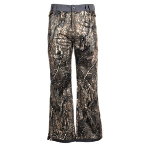 Pantalons de chasse en gros pour hommes, 100% coton toile, imperméables, coupe-vent, respirants, hiver, impression personnalisable, haute qualité - Product Image 4