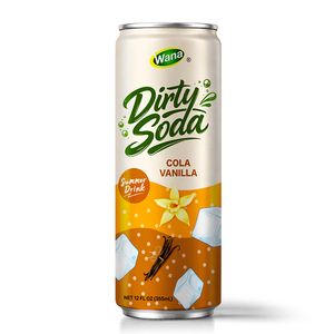 Produit tendance : Boisson gazeuse cola vanille en canette 355 ml, personnalisable (OEM/ODM, marque privée), sans colorants artificiels, prête à boire - Product Image 1