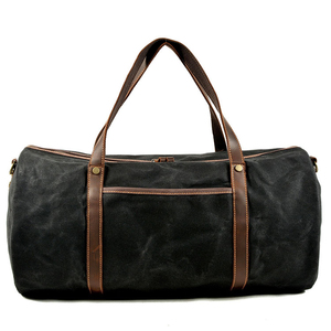 Sac de voyage week-end en cuir suédé véritable personnalisé, sac de sport, sac de gym, sac fourre-tout pour homme, service OEM - Product Image 2