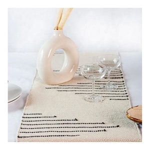 Customized Reusable Multi Purpose Anti Skid 100% Organic Cotton GOTS Certificate Hot Controller Custom Design Home <b>Table</b> <b>Runner</b> - Product Image 5