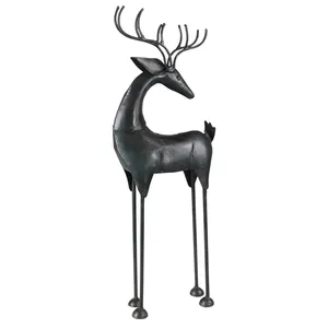 Escultura Moderna Vertical de Cabra en Piedra, Hecha a Mano, Ecológica, para Decoración del Árbol de Navidad y del Hogar, Calidad de Exportación, por Zahid Exports - Product Image 2