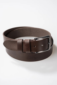 Cinturón de Cuero Genuino para Hombre de Alta Calidad OEM con Hebilla de Aleación, Venta al por Mayor 2026, Diseño Elegante para Jeans Casuales, Logotipo Personalizado de Marca - Product Image 4