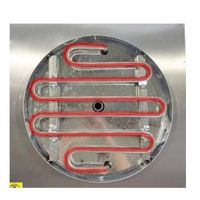 Plancha Eléctrica Multifuncional Antiadherente para Panqueques con Calentamiento Combinado, Rango de Temperatura 150-250°C, 220-240V