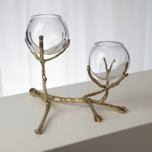 Modern Designer Artistic Iron Flower <b>Vase</b> with Custom Patterns Coastal Design Eco-Friendly Christmas Tabletop Home Decor-Zahid - Product Image 6