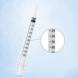 <span class=keywords><strong>Jeringa</strong></span> de <span class=keywords><strong>Insulina</strong></span> Veterinaria Desechable y Estéril U-100, 1mL, 29G, 30G, 31G, 12mm, 1/2 Pulgada, Proveedor, 100/Caja - Product Image 3