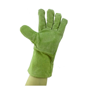 Ready Stock LOW MOQ Safety Work Leather Welding <b>Gloves</b> Heat & Cut Resistant Hand Protection Custom Design Welder Working <b>Gloves</b> - Product Image 6