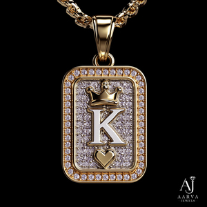 Collier pendentif lettre en argent sterling 925 avec moissanite, breloque rectangulaire type dog tag, bijou personnalisé avec initiale pour femme - Product Image 6