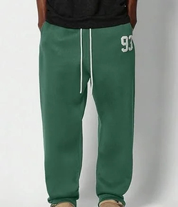<b>Men</b> Heavyweight Oversized Drawstring Flared Joggers Custom Logo Baggy Sweatpants Breathable Waterproof Streetwear Baggy Pants - Product Image 4